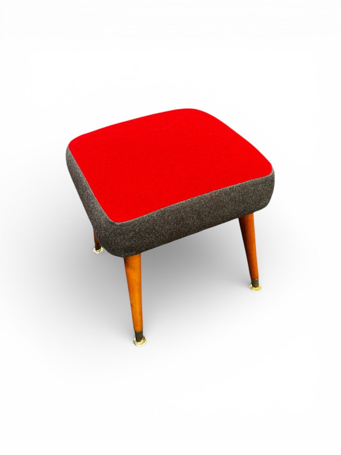 Small Red Ottoman