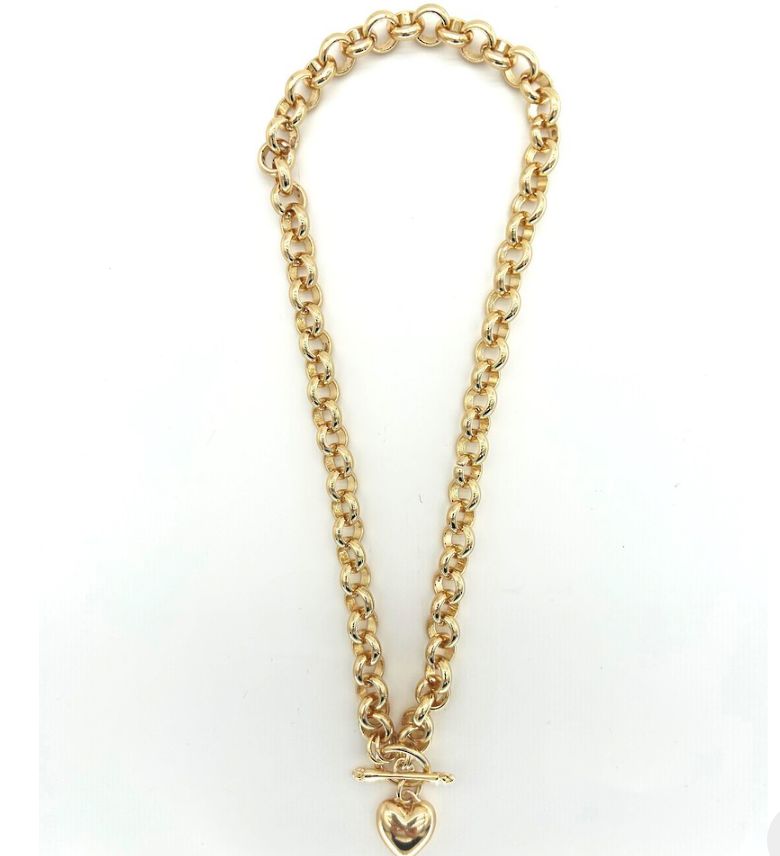 Annabelle Fob Necklace Gold