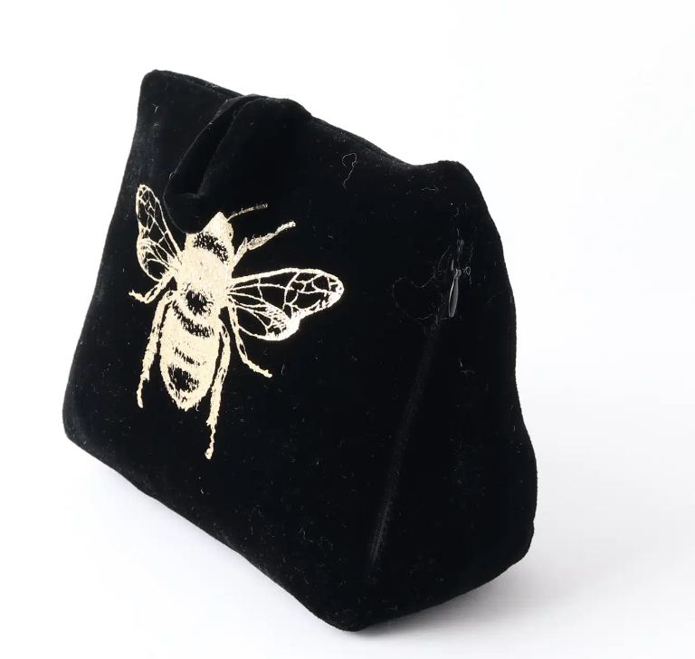 Doorstop - Velvet Bee Blk