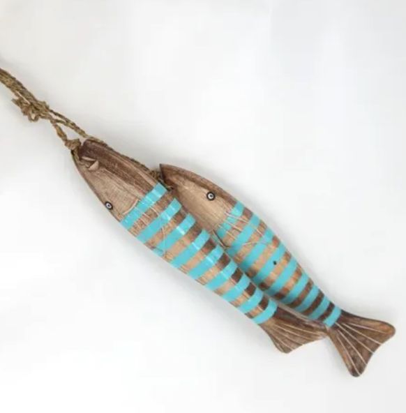 Wooden Striped Fish
