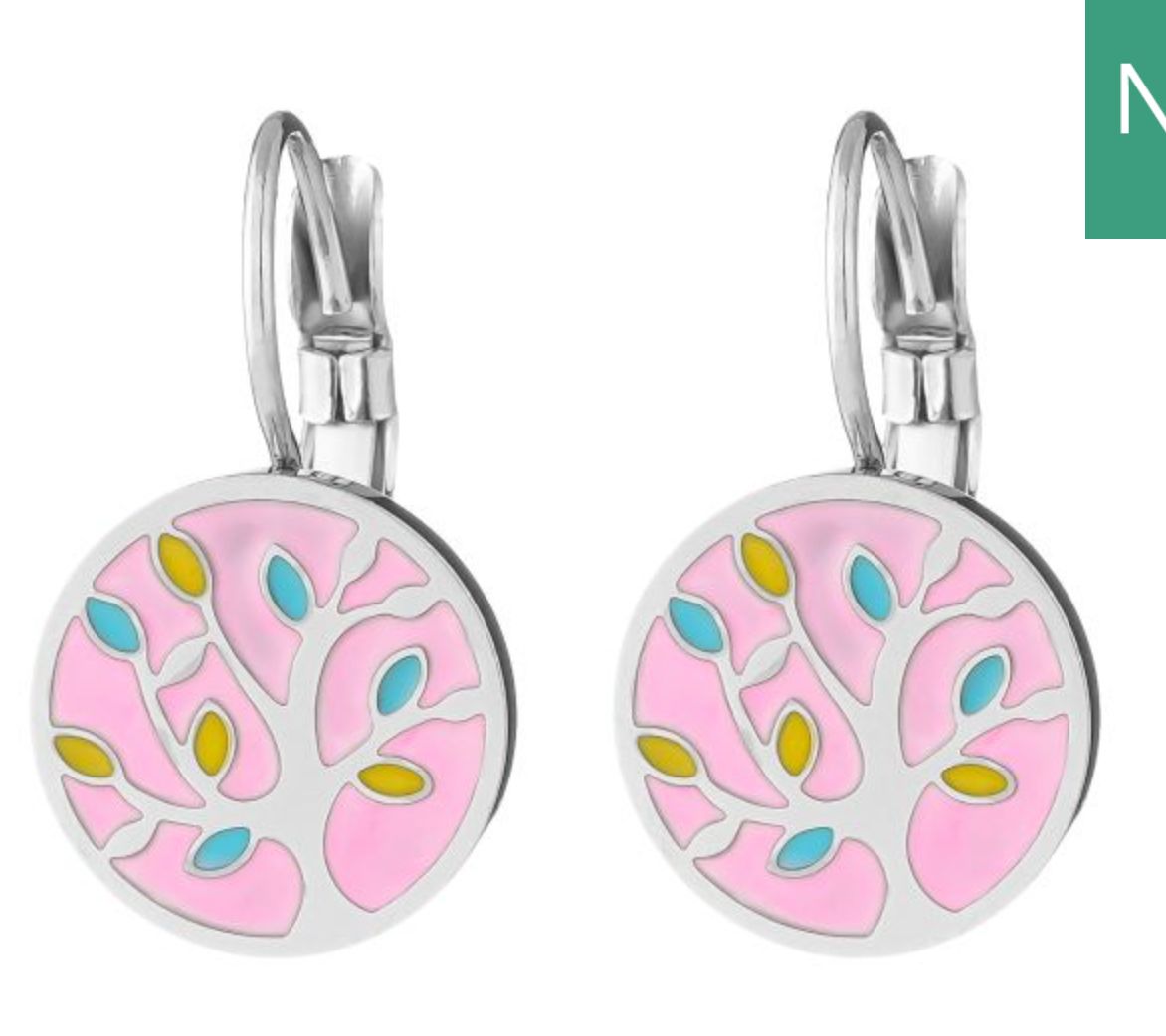 Grow Earrings Pink