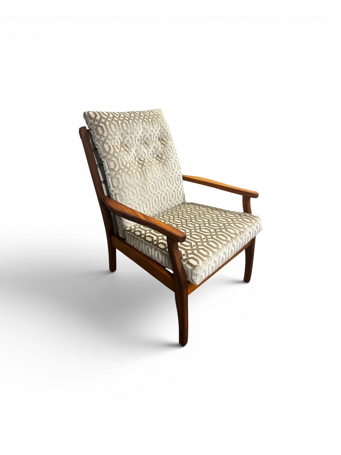 Gold Mid Century Chair