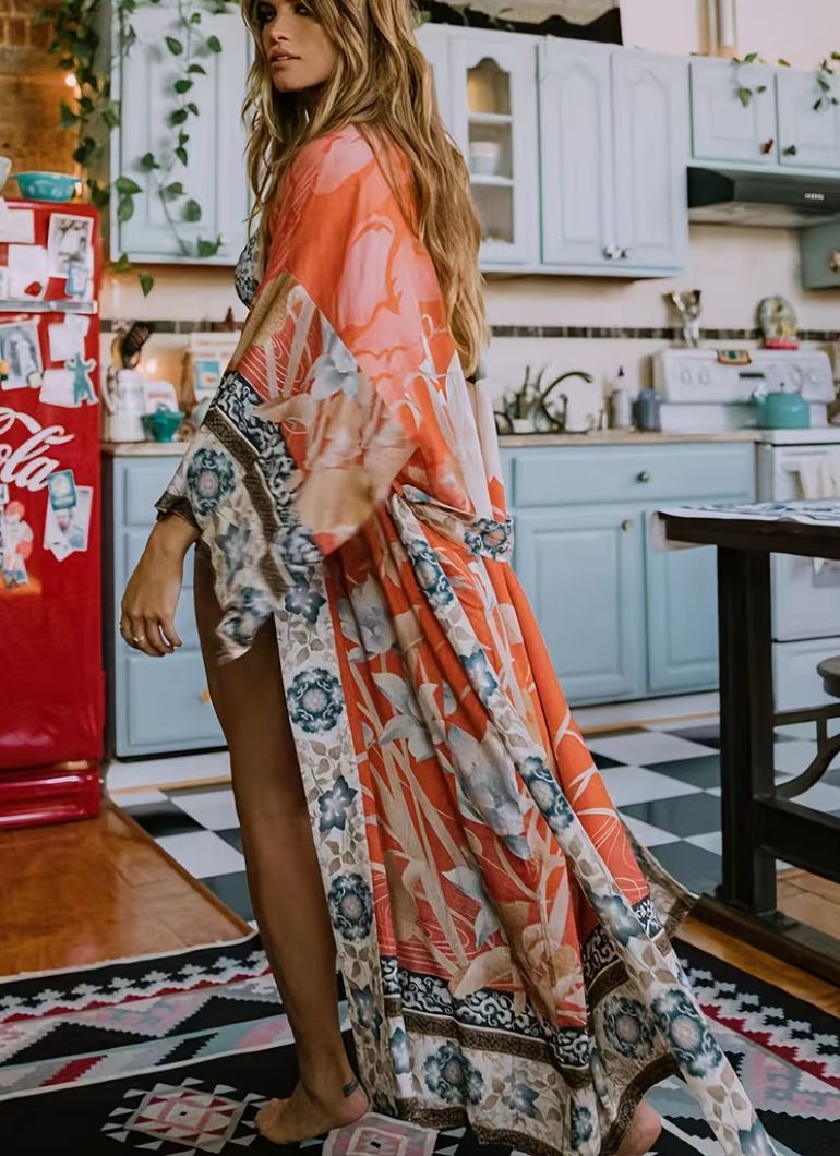 Bright Floral Kimono