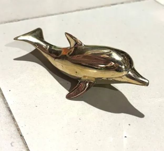 Brass Dolphin 16cm
