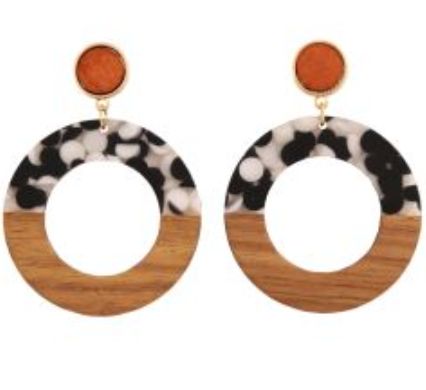 Carla Earrings Mocha