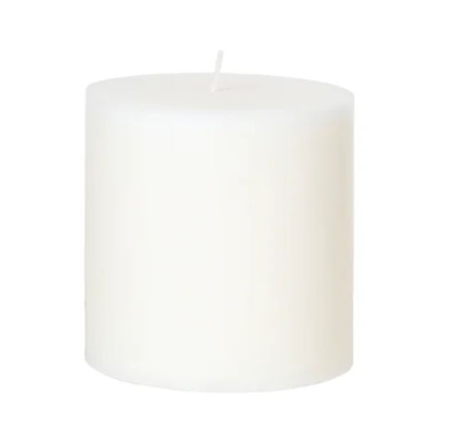 Broste 10 x 10 White Candle