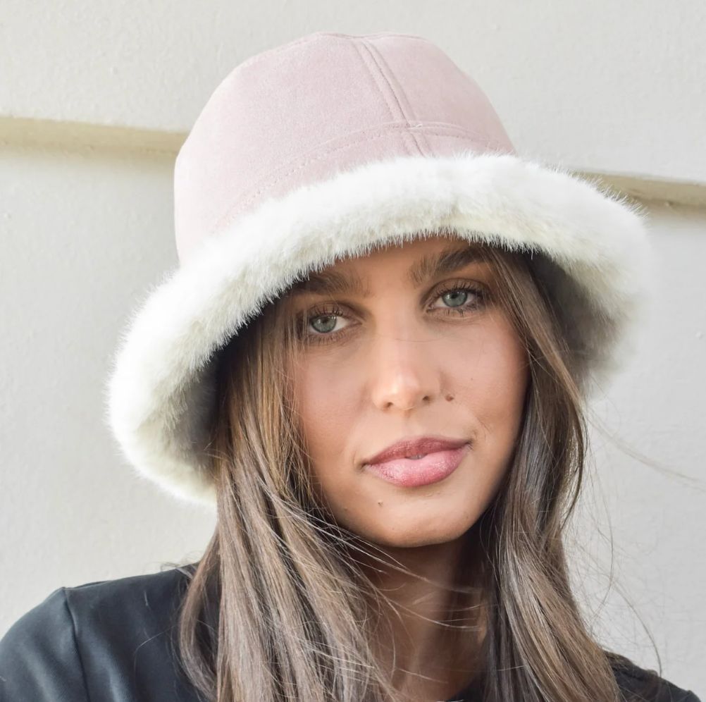 Faux Pink Bucket