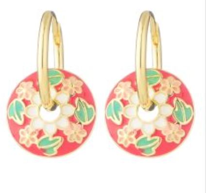 Sirince Earrings Pink