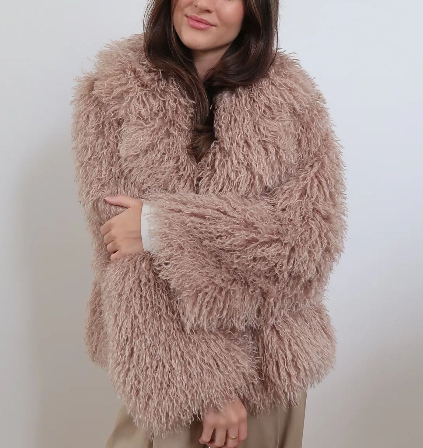 Faux Fluffy Coat