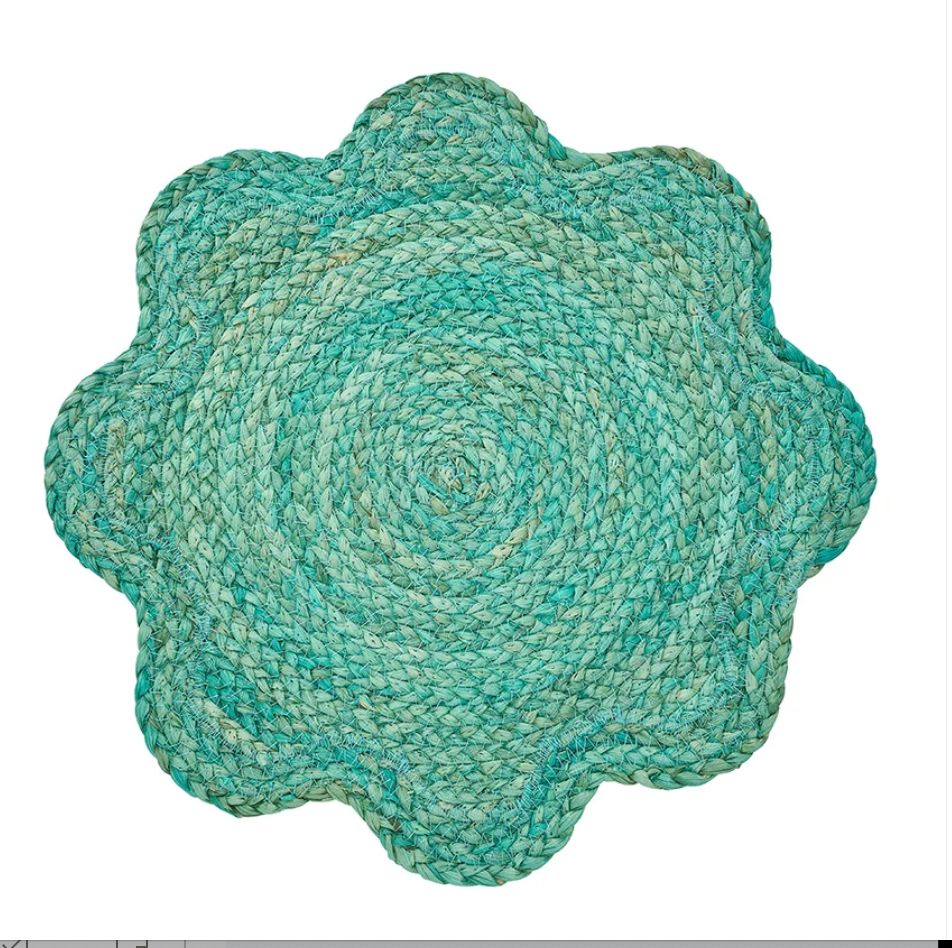 Placemat Wavy Aqua