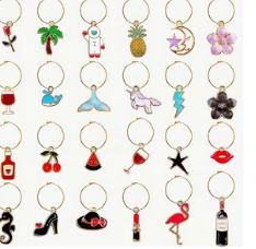 Wine glass Charms 10