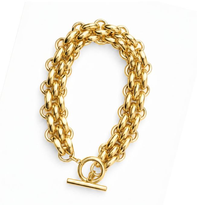 Cici Gold Fob Bracelet