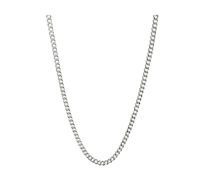 Curb Chain Silver 50cm
