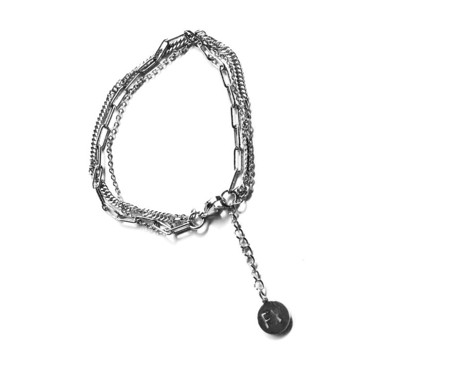 3 Chain Silver Bracelet