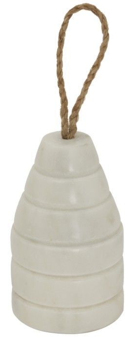 Marble Ribbed Doorstop -  L 7cm x W 7cm x 12cm