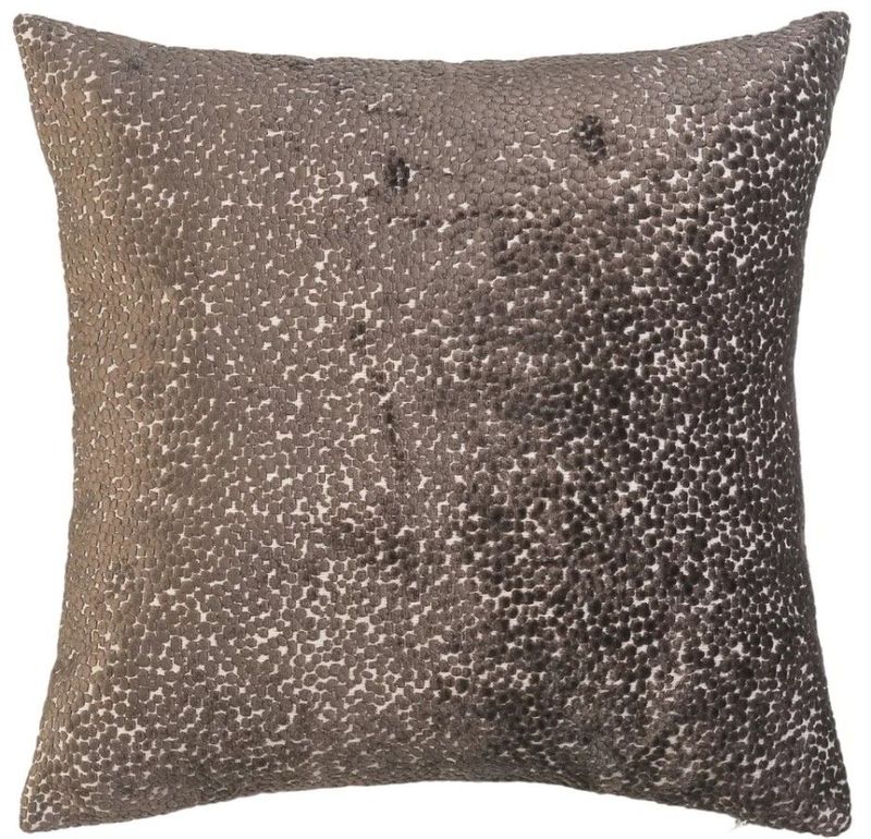 Bingham Dark Choc Large Cushion -  L 56 cm x W 56cm