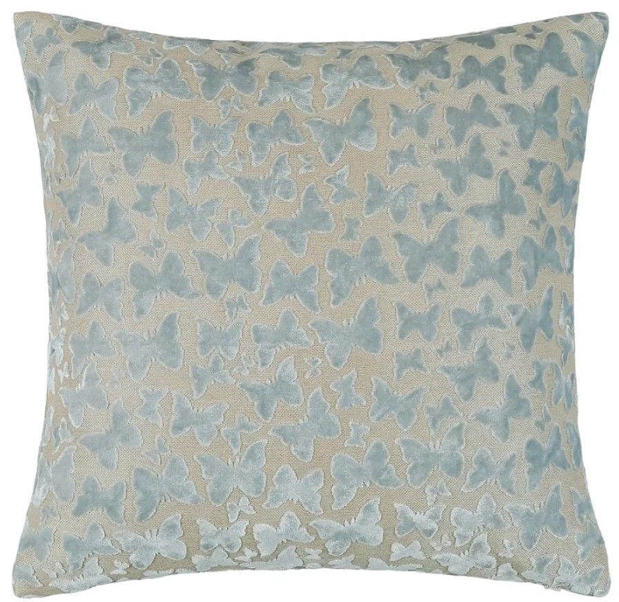 Ridge Butterfly Baby Blue Cushion -  L 50 cm x W 50cm