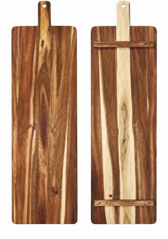 Large Raised Acacia Serving Board -  L 30 cm x W 100 cm x 3cm