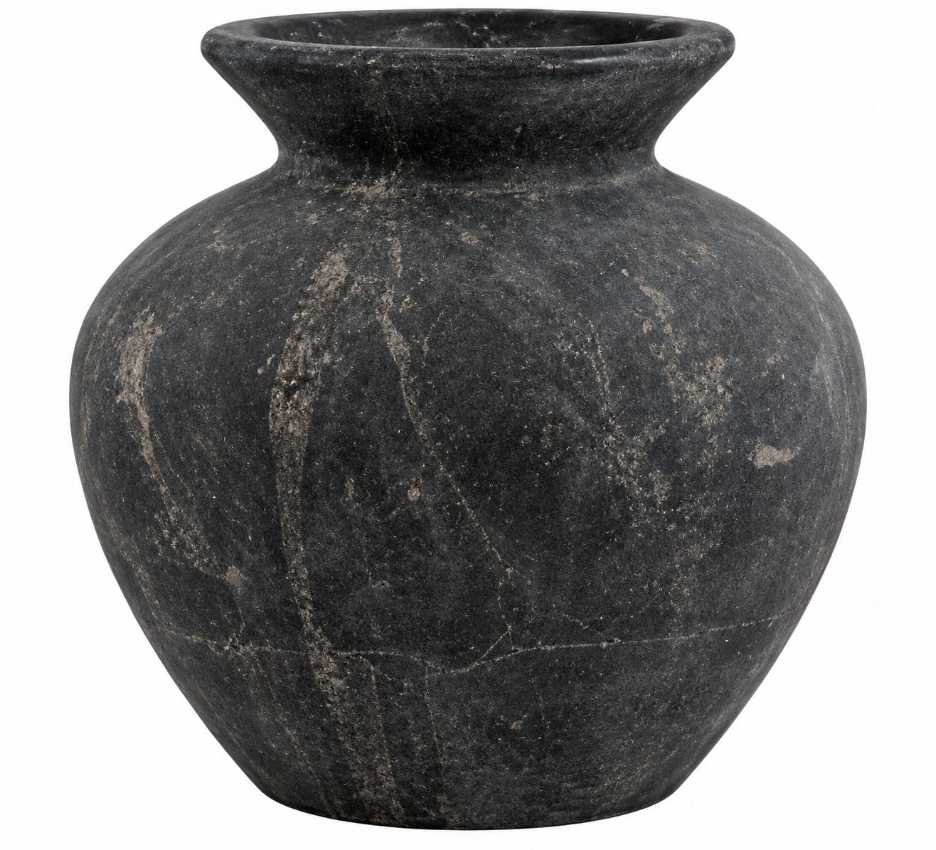 Amalfi Grey Vase - L31cm x W31cm x H30cm Amalfi Grey Vase - L31cm x W31cm x H30cm
