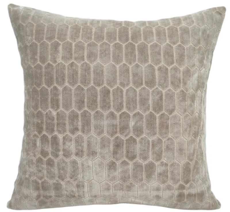 Ridge Albie Taupe Large  Cushion -  L 56 cm x W 56cm