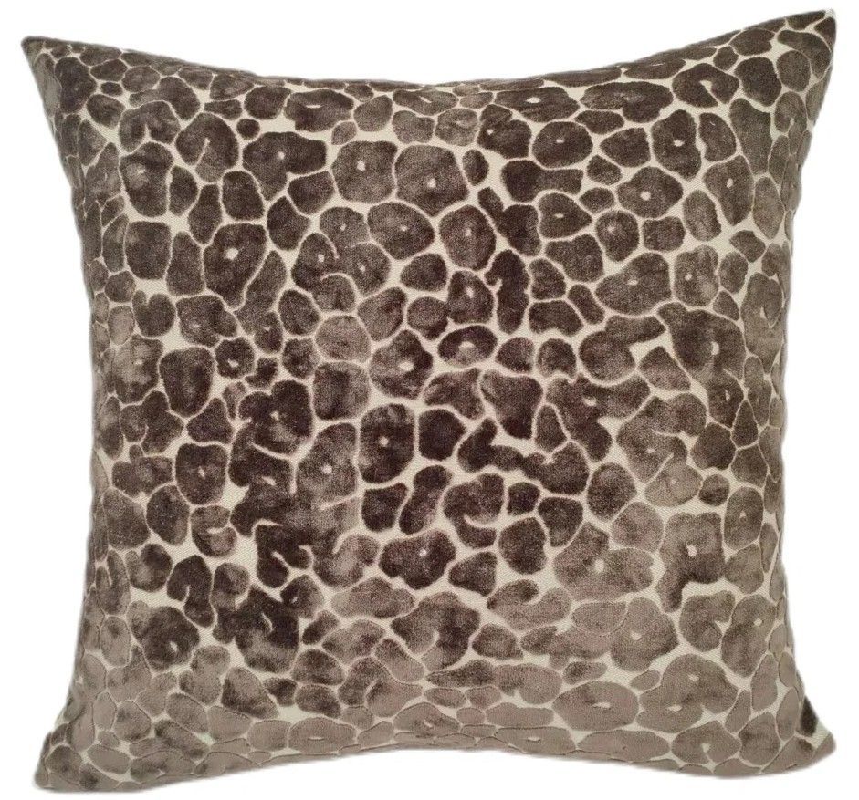 Ridge Spotton Chocolate Large Cushion -  L 56 cm x W 56cm