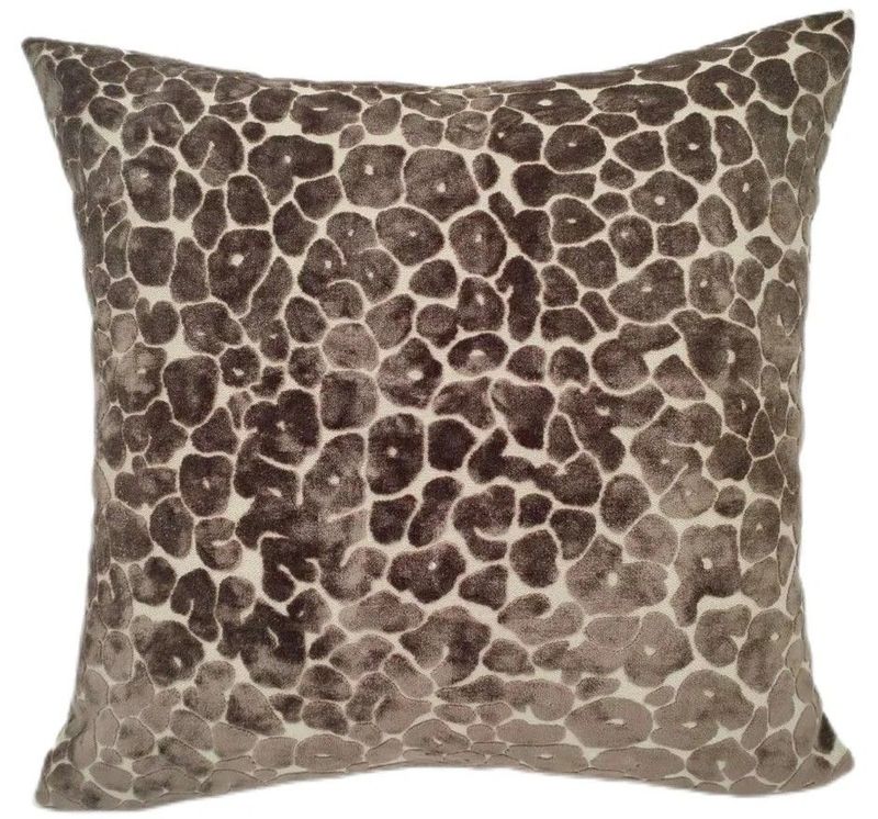 Ridge Spotton Chocolate Large Cushion -  L 56 cm x W 56cm