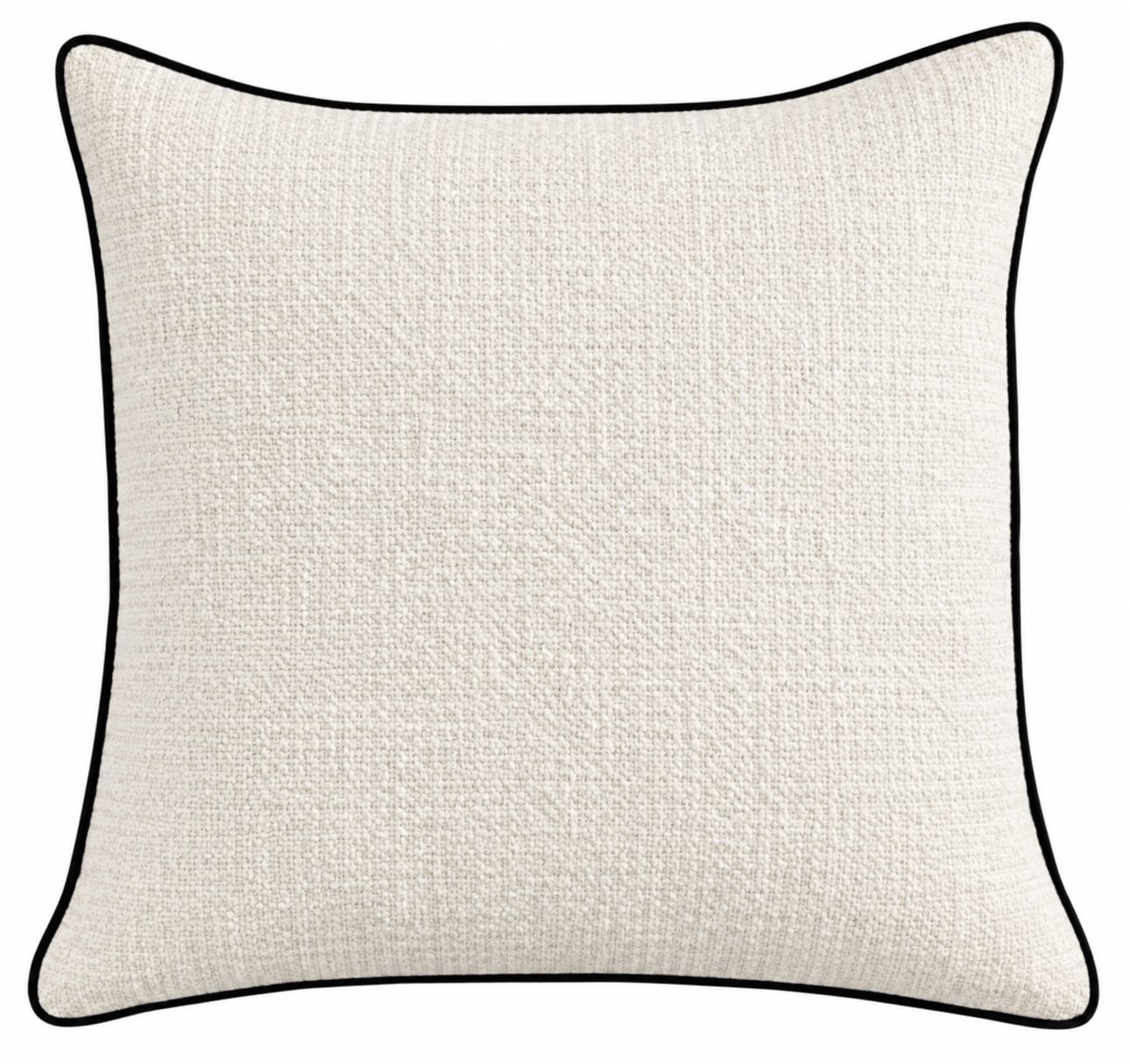 Ridge Kivo Black Large Cushion - L 56 cm x W 56cm Ridge Kivo Black Large Cushion - L 56 cm x W 56cm