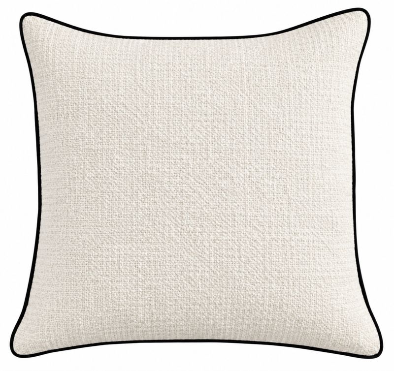 Ridge Kivo Black Large Cushion -  L 56 cm x W 56cm