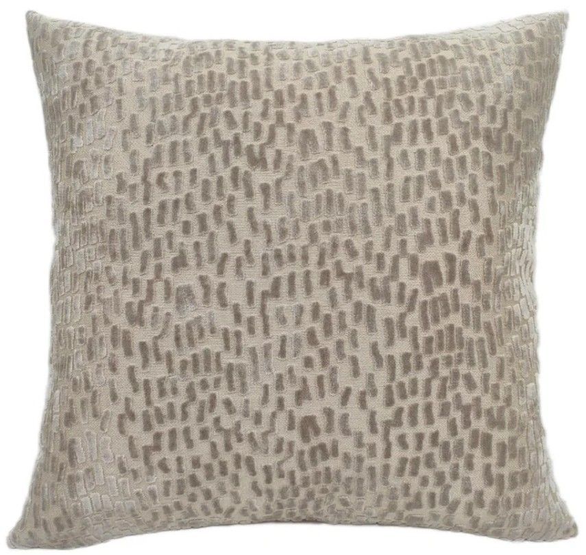 Ridge Melody Ivory Large Cushion - L 56 cm x W 56cm Ridge Melody Ivory Large Cushion - L 56 cm x W 56cm