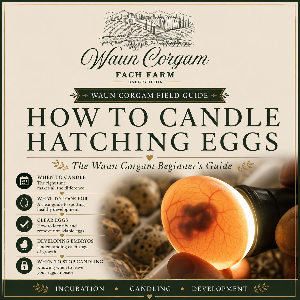 How to Candle Hatching Eggs – Free Waun Corgam Field Guide