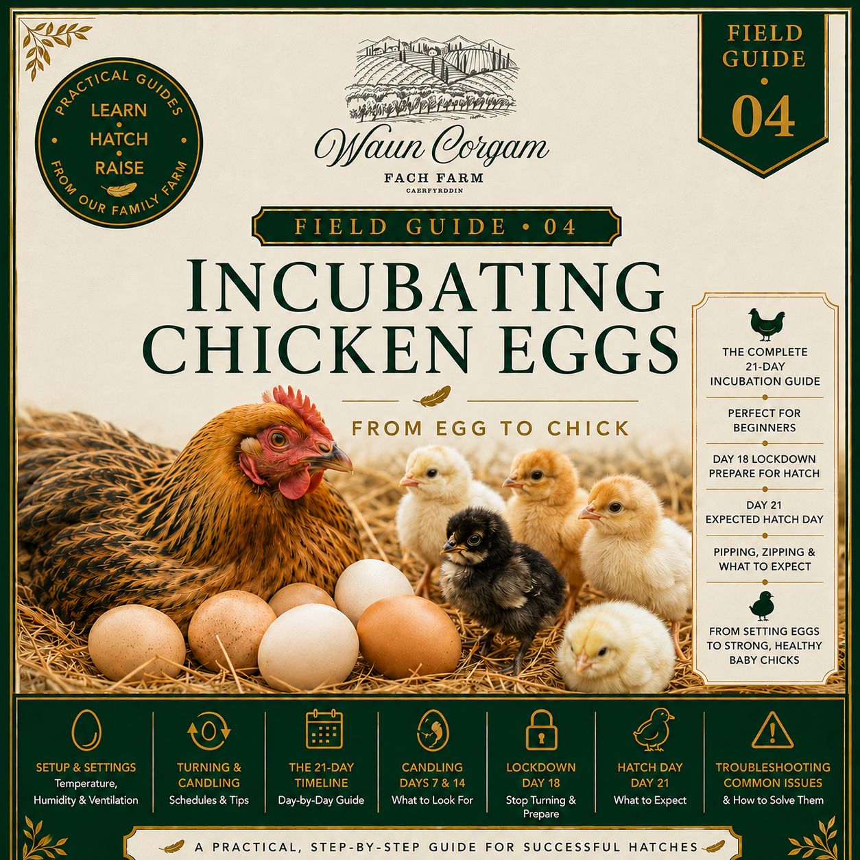 Incubating Chicken Eggs - From Egg to Chick.– Free Waun Corgam Field Guide