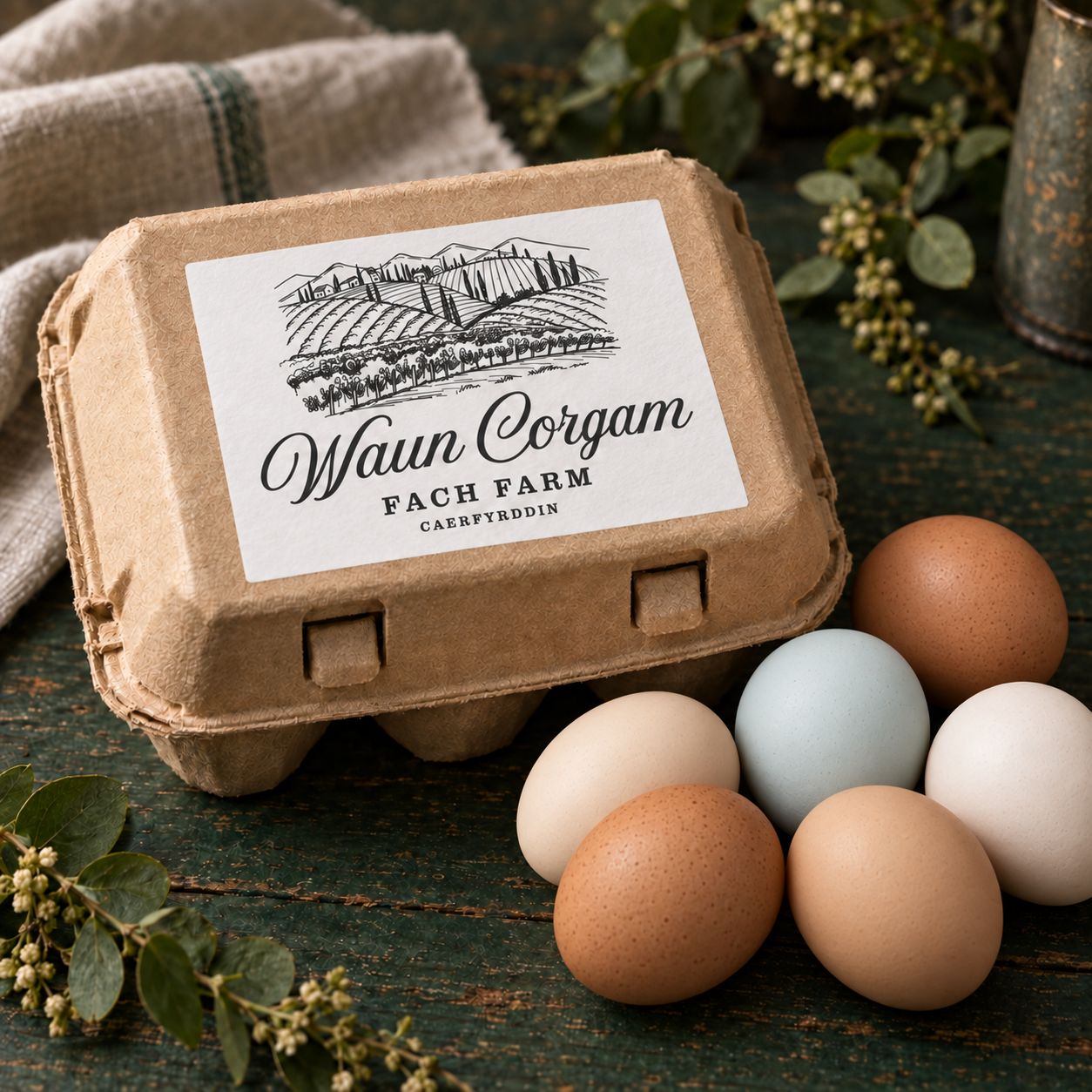 Farm Chicken Eggs – Box of 6