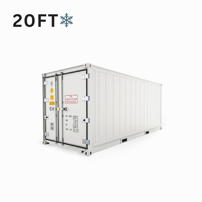 Kontener chłodniczy 20 ft – standard