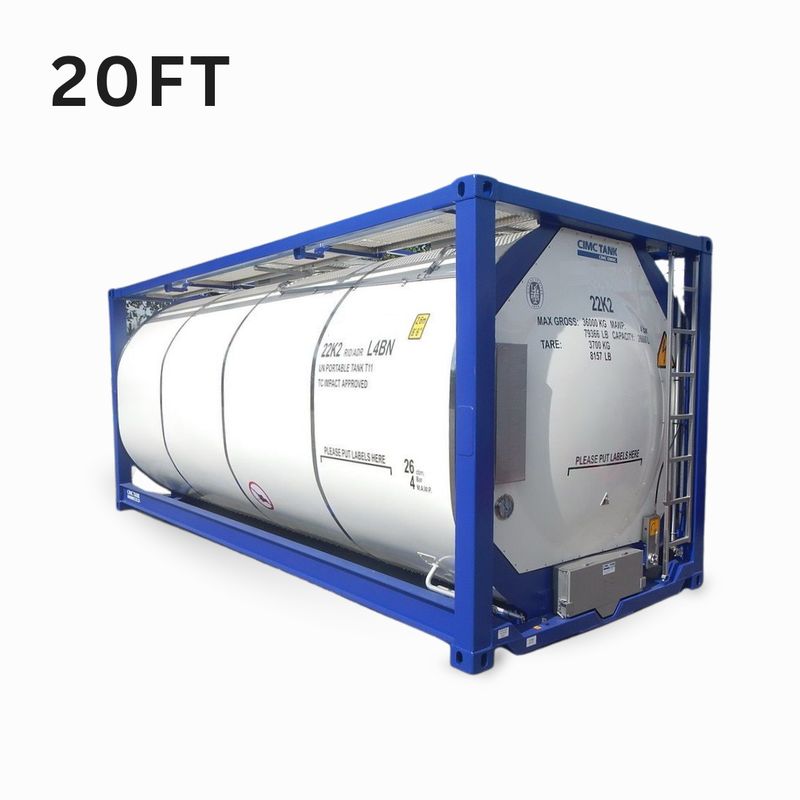 Kontener-cysterna 26 m³ / 26 000 litrów (20 stóp)