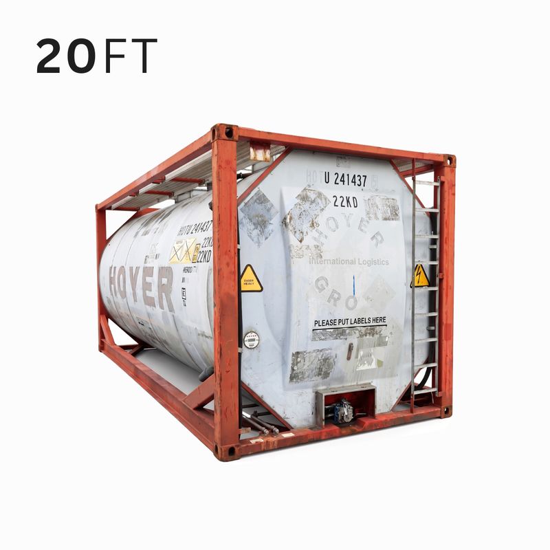 Używany kontener cysterna 26 m³ / 26 000 litrów (20 stóp)