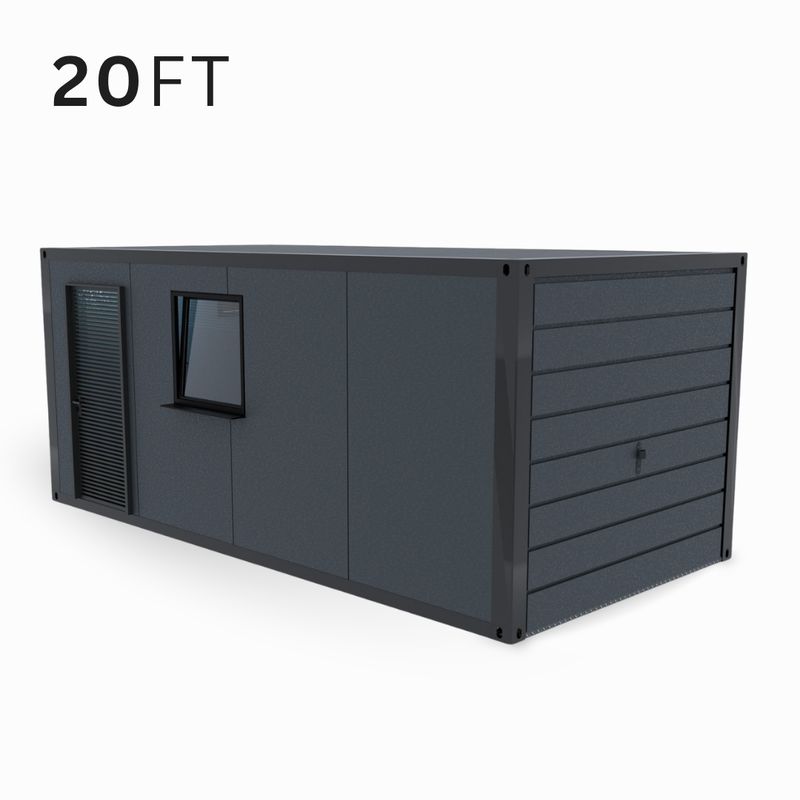 Kontener garażowy 20 ft izolowany 6 × 3 m