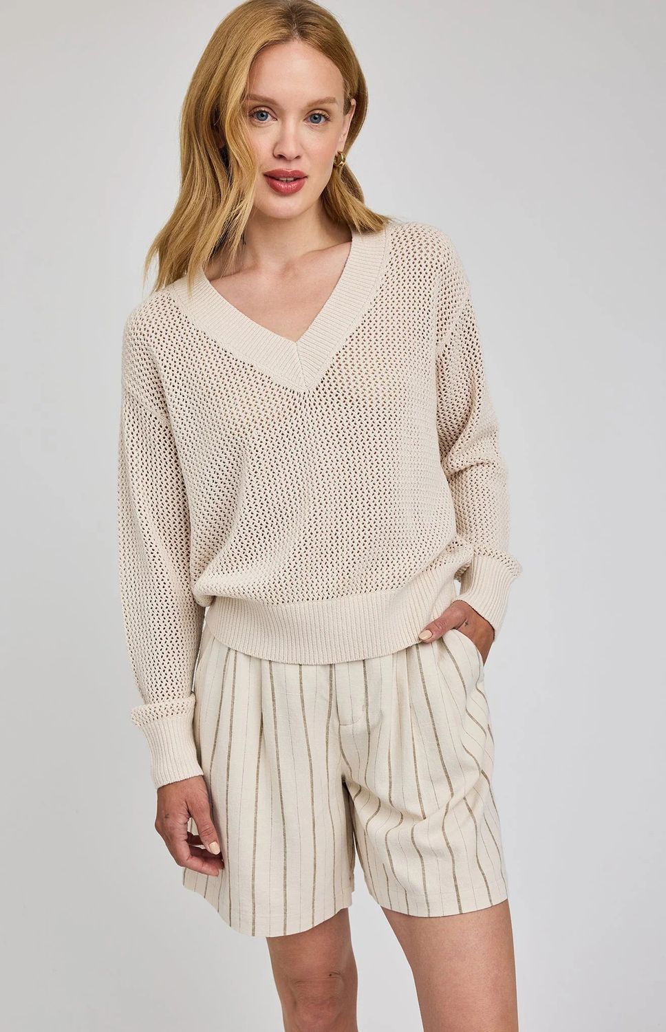 Gentle Fawn Jensen Knit Pullover, Colour: Beige, Size: Small