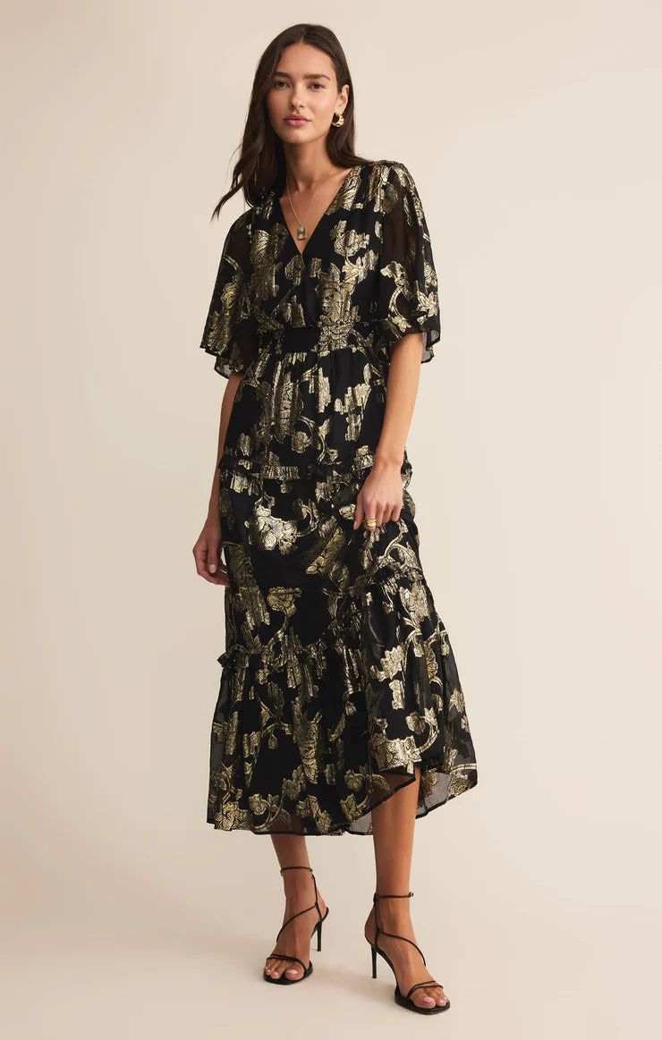 Z Supply Kiera Jacquard Maxi Dress