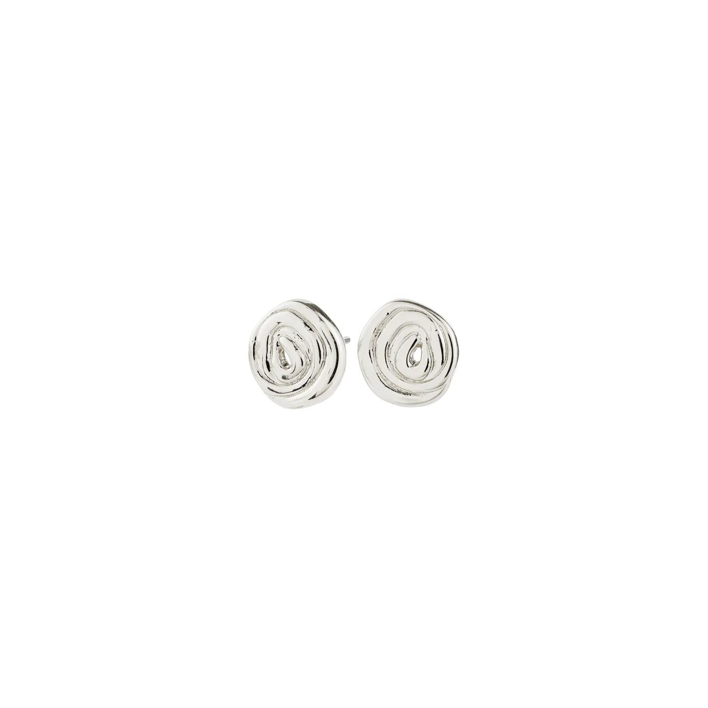 Pilgrim Air Earring Silver Plated Waterproof