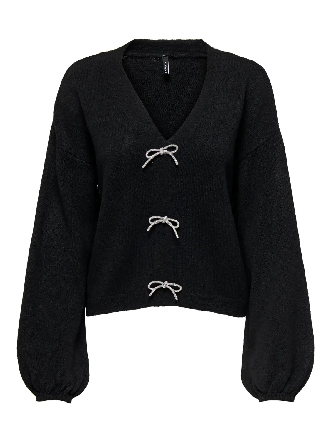 ONLY Donna Bow V-Neck Knit