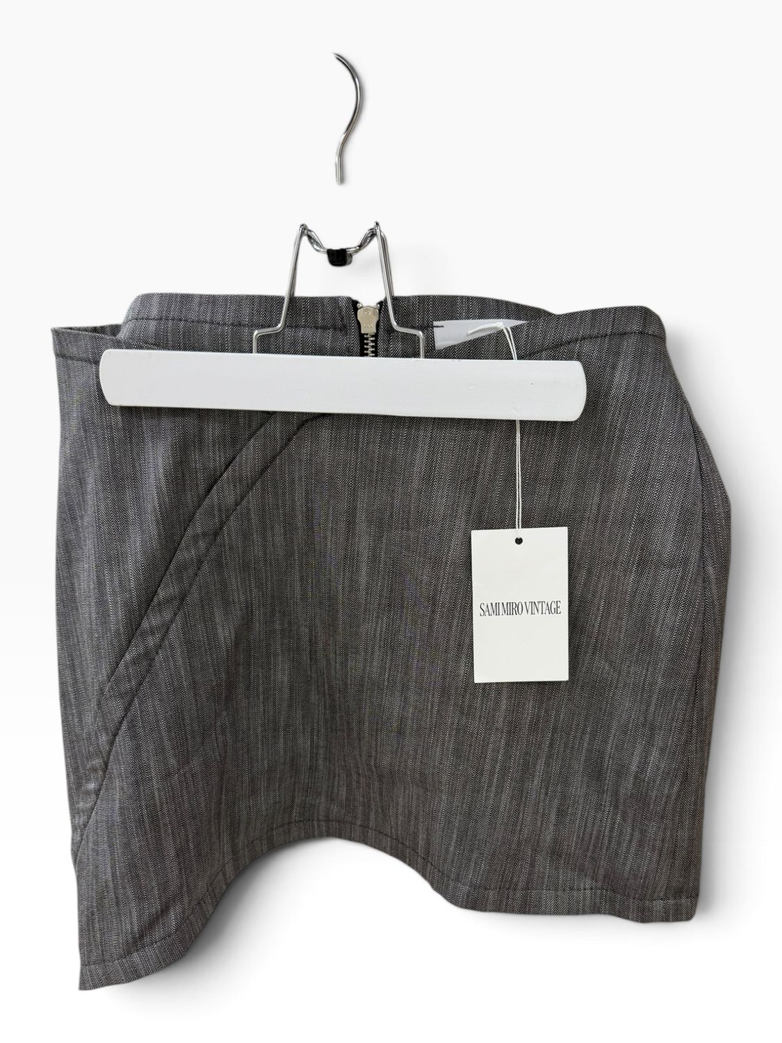 Sami Miro Vintage V Line Skirt - Micro Stripe