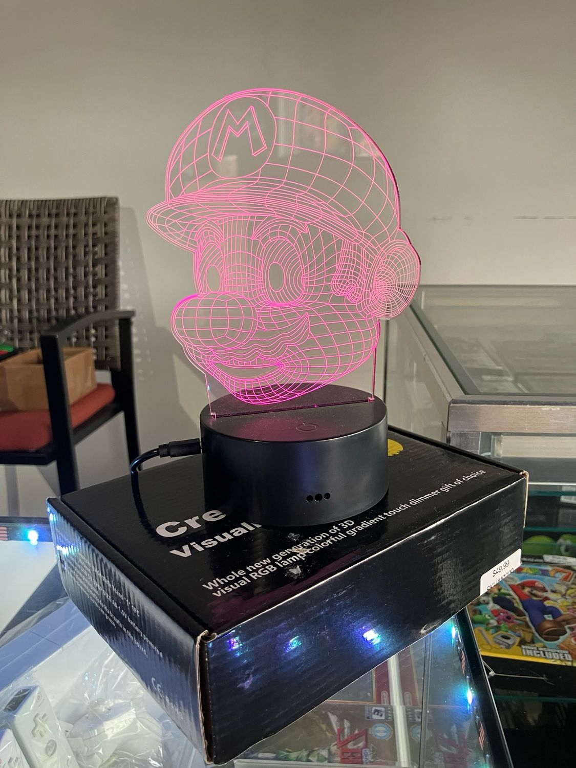 3D Lamp- Mario