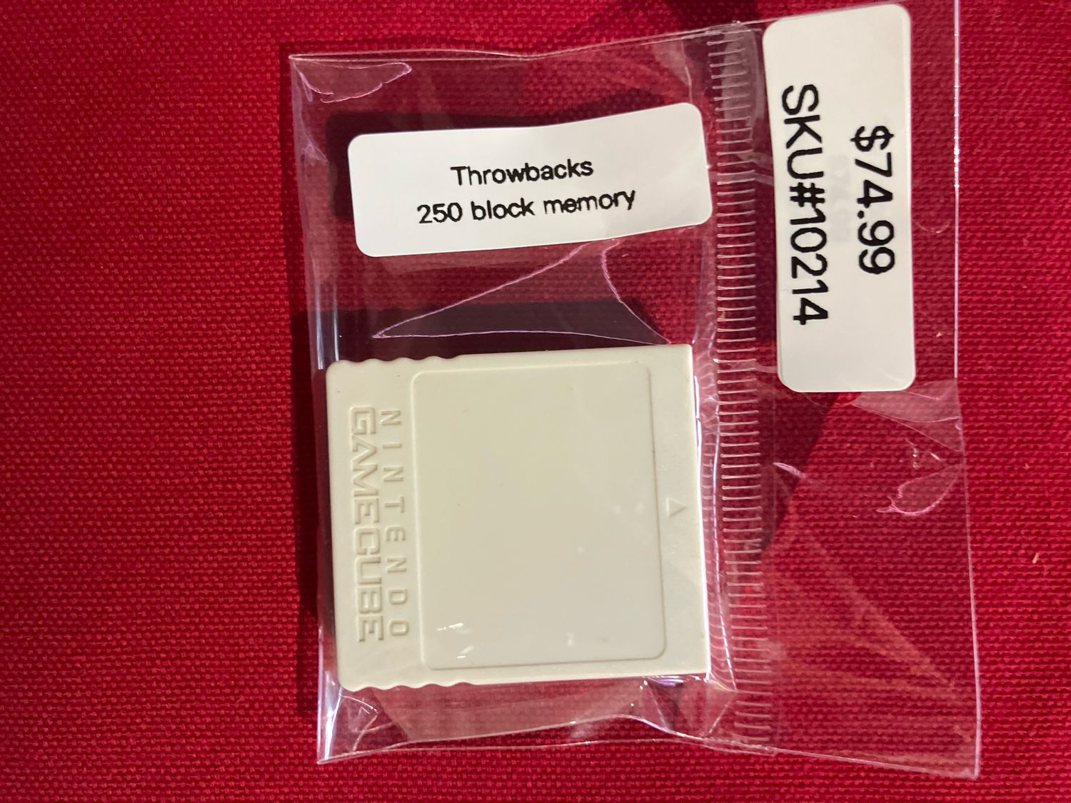 GameCube memory card-250 blocks