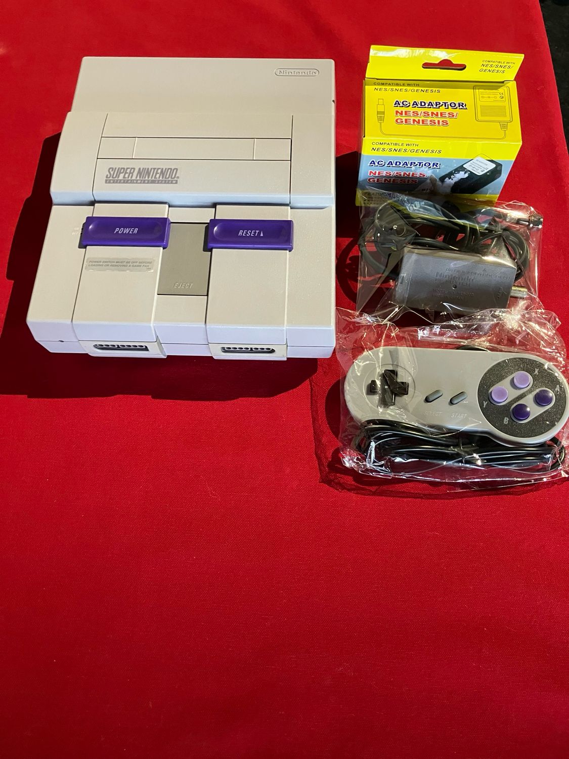 SNES CONSOLE BUNDLE S#-UN299927125