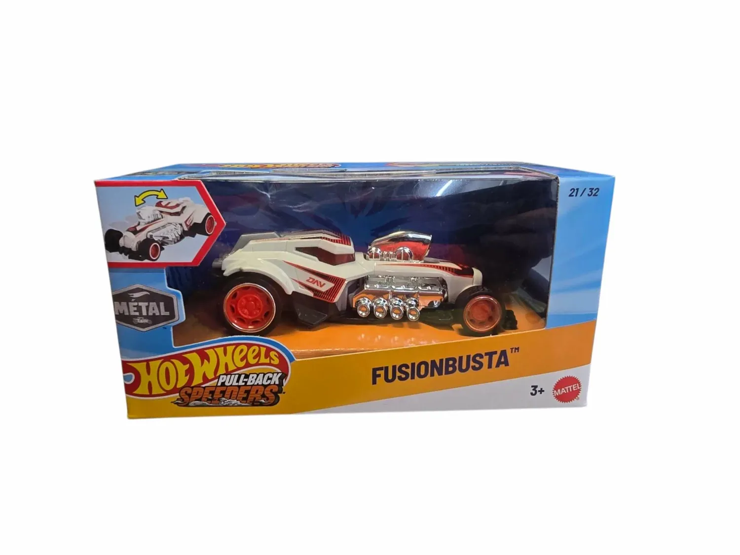 Hot Wheels Pull-Back Speeders Fusionbusta