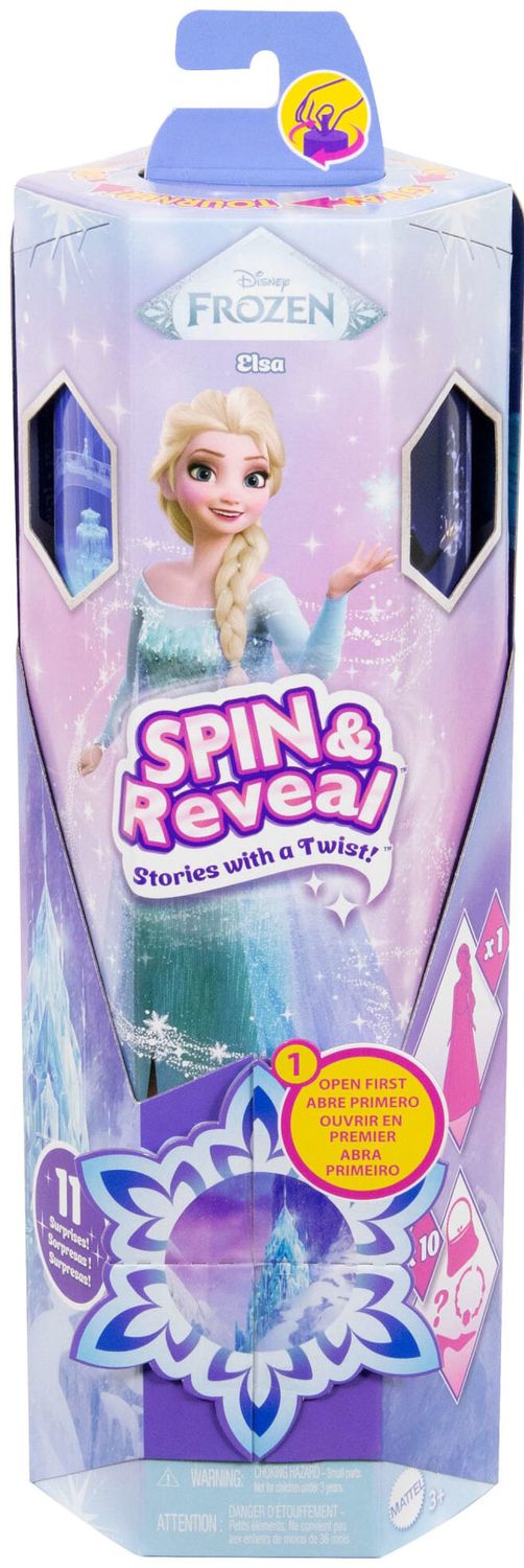 Lalka Disney Frozen Kraina Lodu Elsa Zakręć i odkryj