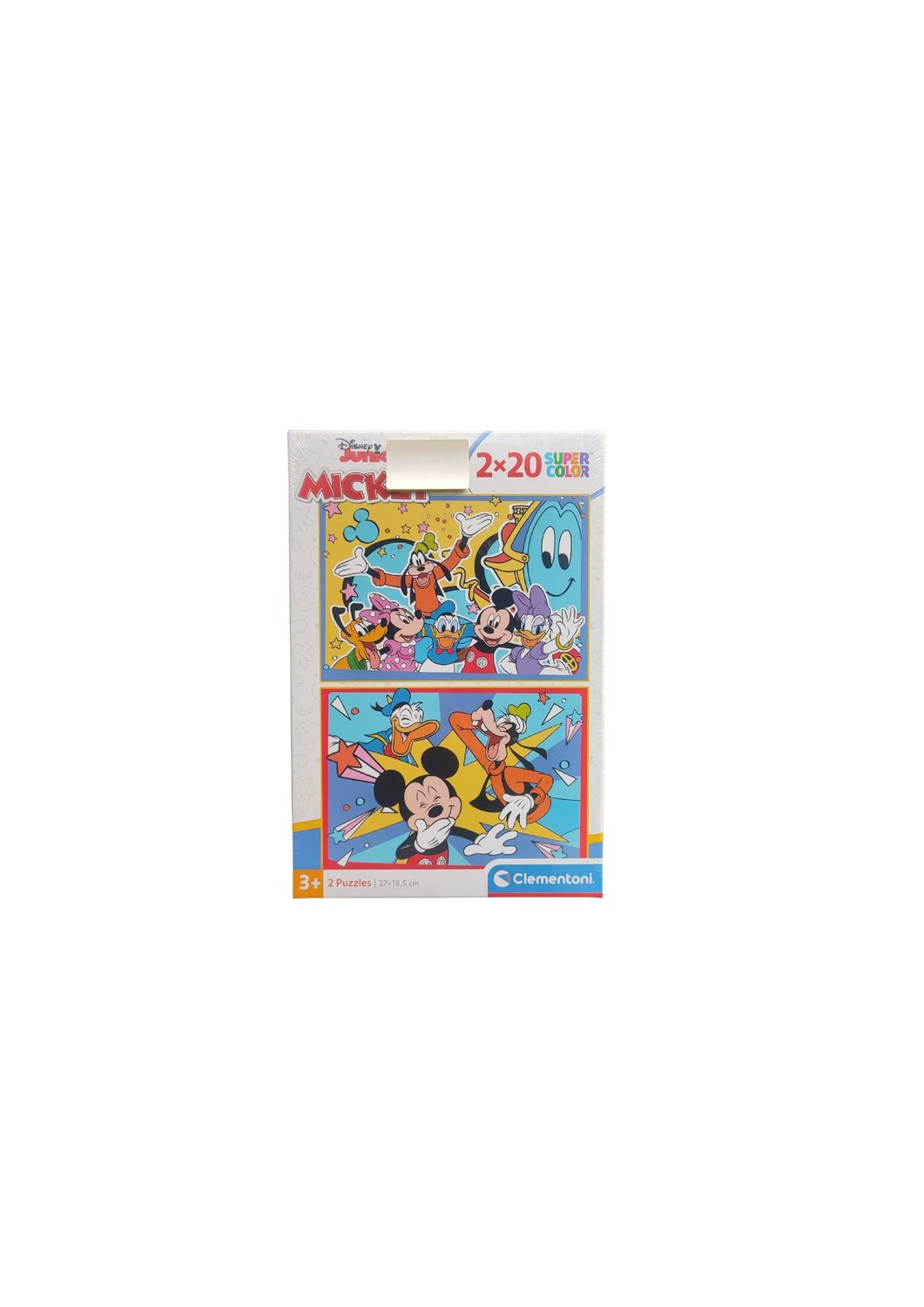 Puzzle 2×20 Super Color Myszka Miki – Clementoni