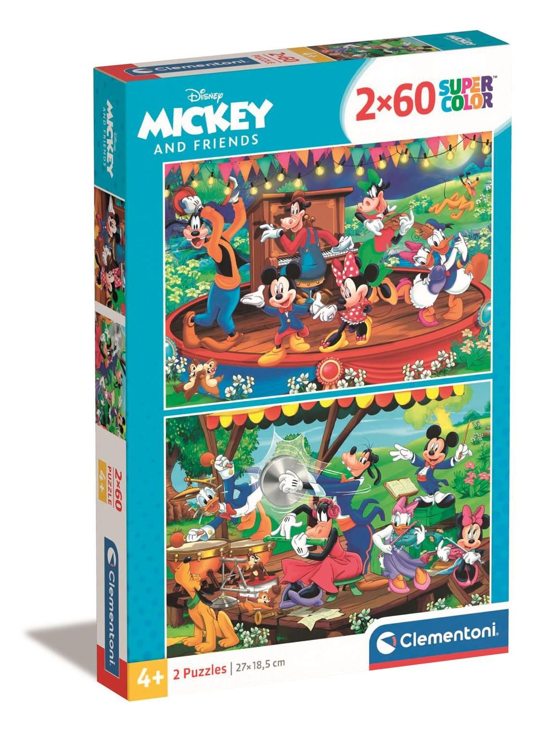 Puzzle Clementoni Disney Mickey i Przyjaciele – 2 × 60 elementów