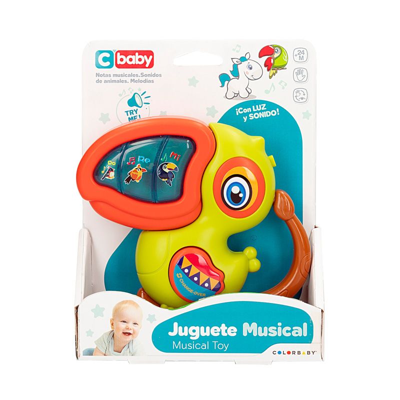 Interaktywna zabawka muzyczna dla dzieci - papuga