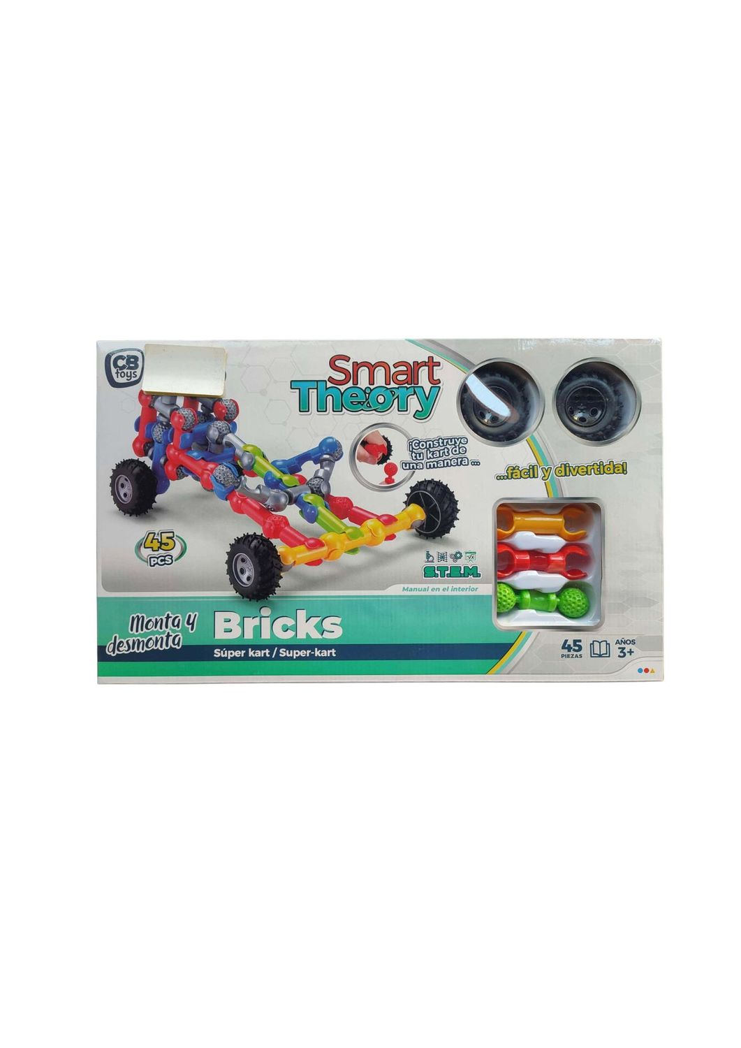 Zestaw konstrukcyjny Smart Theory Bricks Super-kart